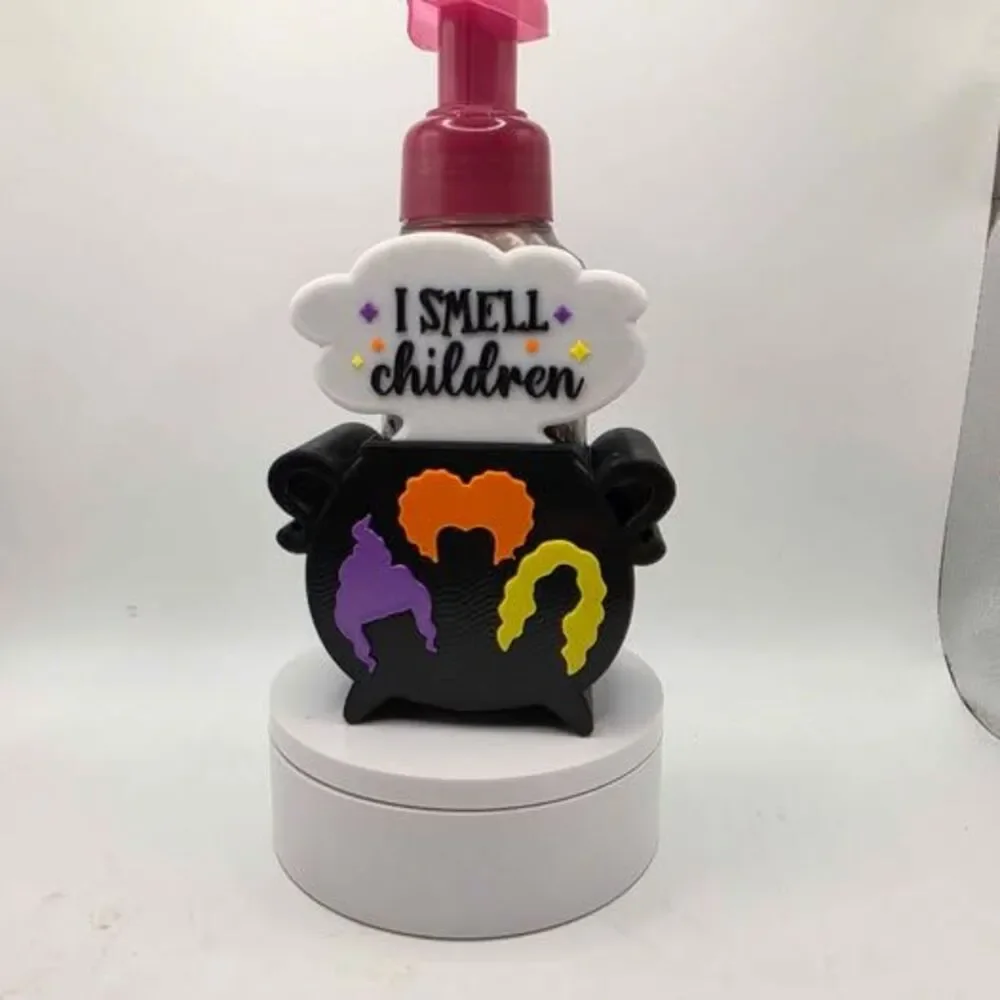 Halloween Hocus Pocus Cauldron Soap Dispenser Holder